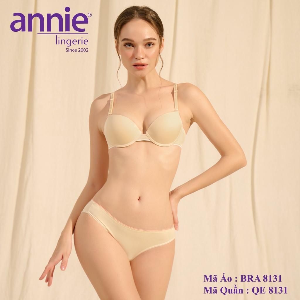 Bộ đồ lót Nữ Annie 8131 Đồng Bộ Đúc Mỏng Mềm Mại Giúp Hỗ Trợ Và Định Hình Vòng 3 Hiệu Quả