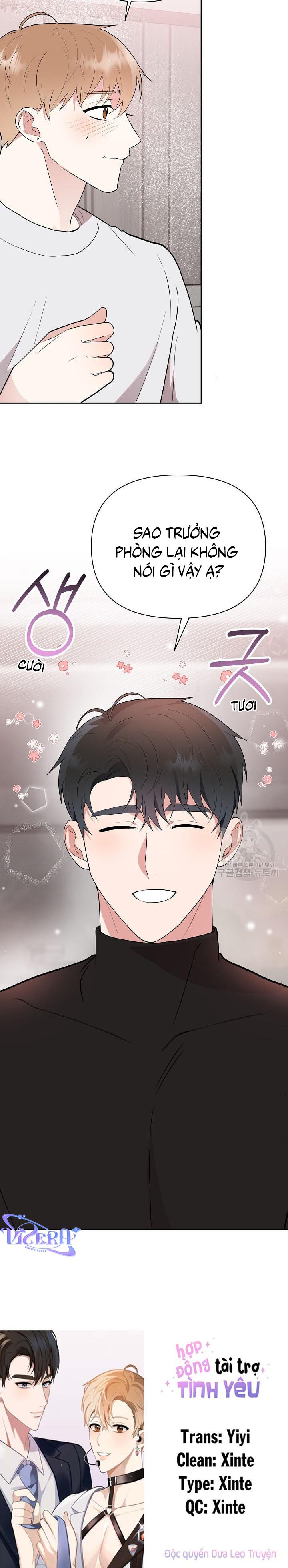 hợp đồng tài trợ tình yêu chapter 17 18