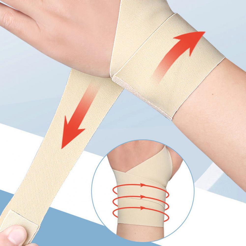1PC Bảo vệ cổ tay Người đàn hồi tốt Hỗ trợ cổ tay thoáng khí Color: Beige Right Hand