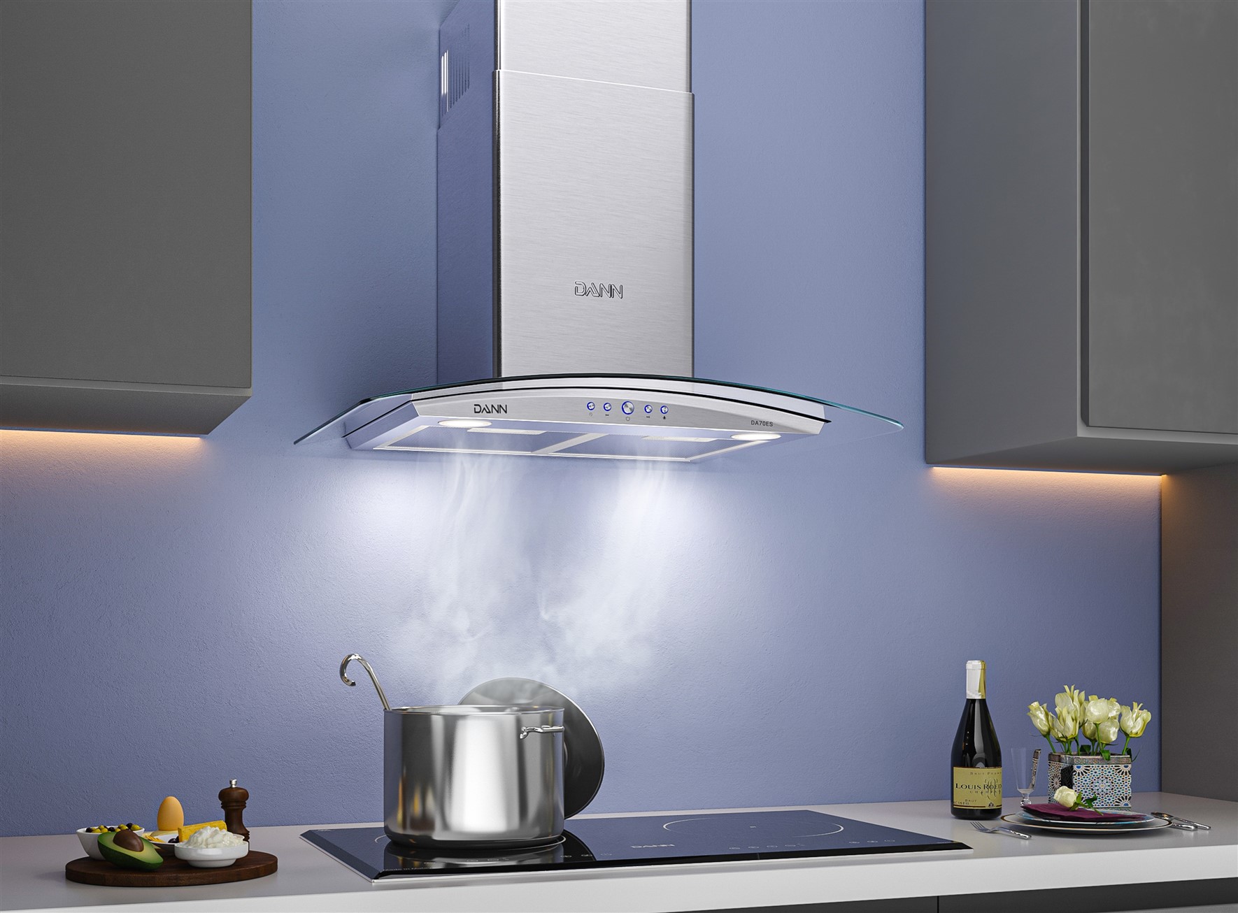 Máy hút mùi Dann DA70ES - Hàng chính hãng