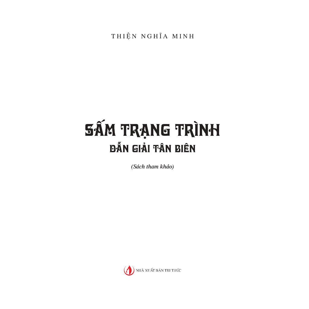 Sách - Sấm Trạng Trình Dẫn Giải (2024) - Nhà Xuất Bản Tri Thức