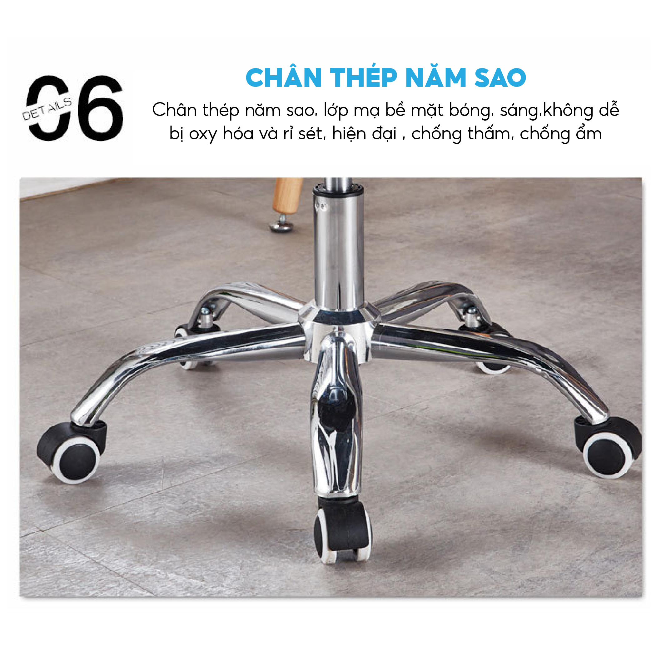 Ghế Văn Phòng Chân Xoay 360 Takara VP-X10, Lưng Lưới Thoáng Mát, Nâng Hạ Thoải Mái