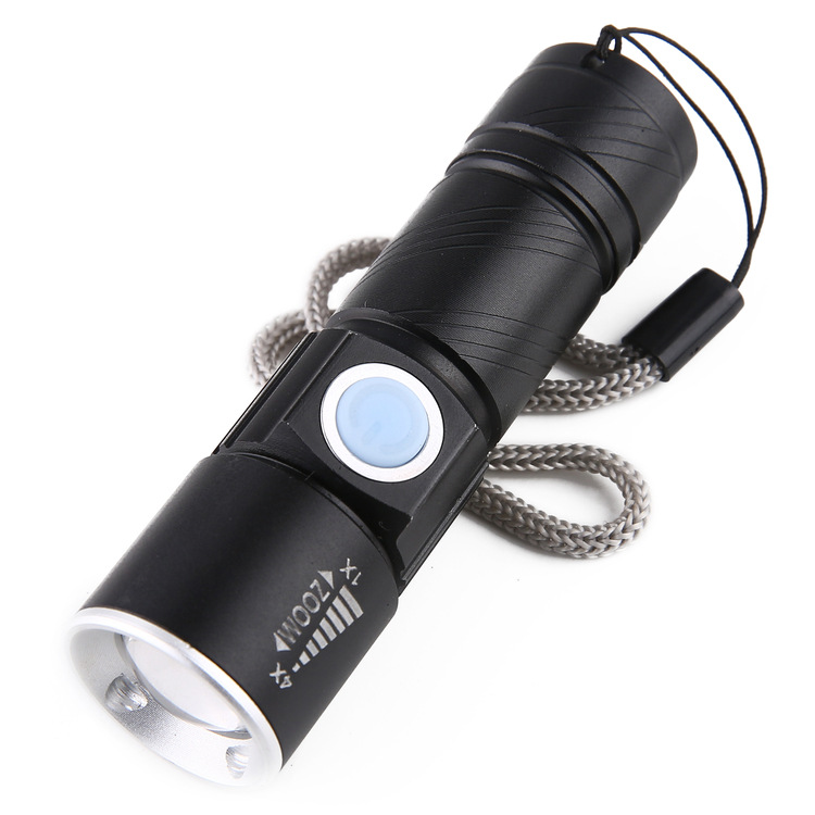 Đèn Pin Mini Zoom Đa Năng/Đèn Pin Xe Đạp/Đèn Pin Du Lịch- Giao Màu Ngẫu Nhiên