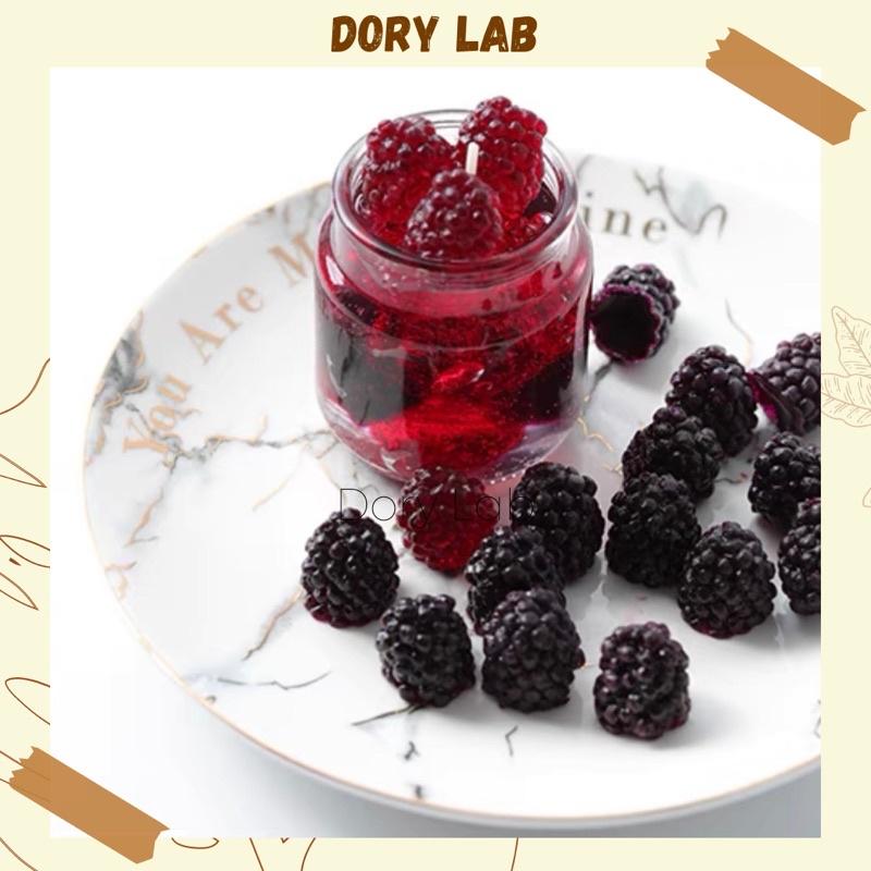 Nến Thơm Ly Quả Dâu Rừng Handmade Tinh Dầu Thiên Nhiên - Dory Lab