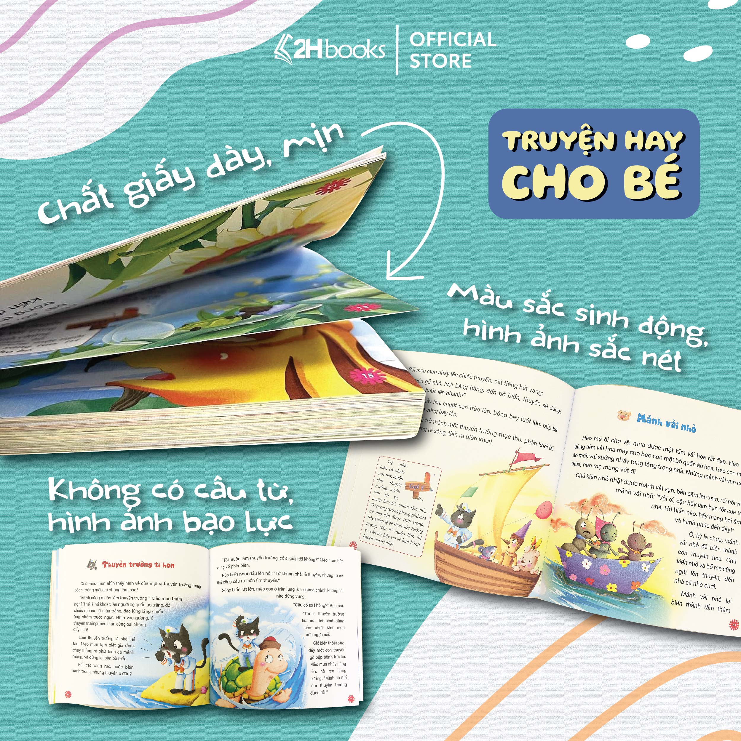 Truyện Hay Cho Bé từ 0-6 tuổi, Sách cho bé từ 0 - 6 tuổi, Truyện đọc cho bé mỗi ngày, Truyện cho bé phát triển