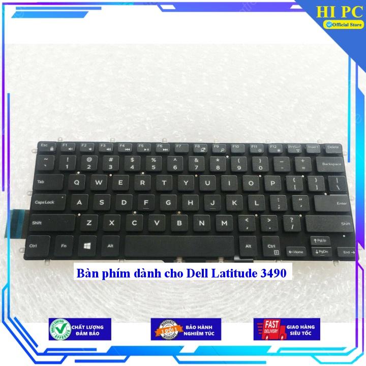 Bàn phím dành cho Dell Latitude 3490 - Hàng Nhập Khẩu