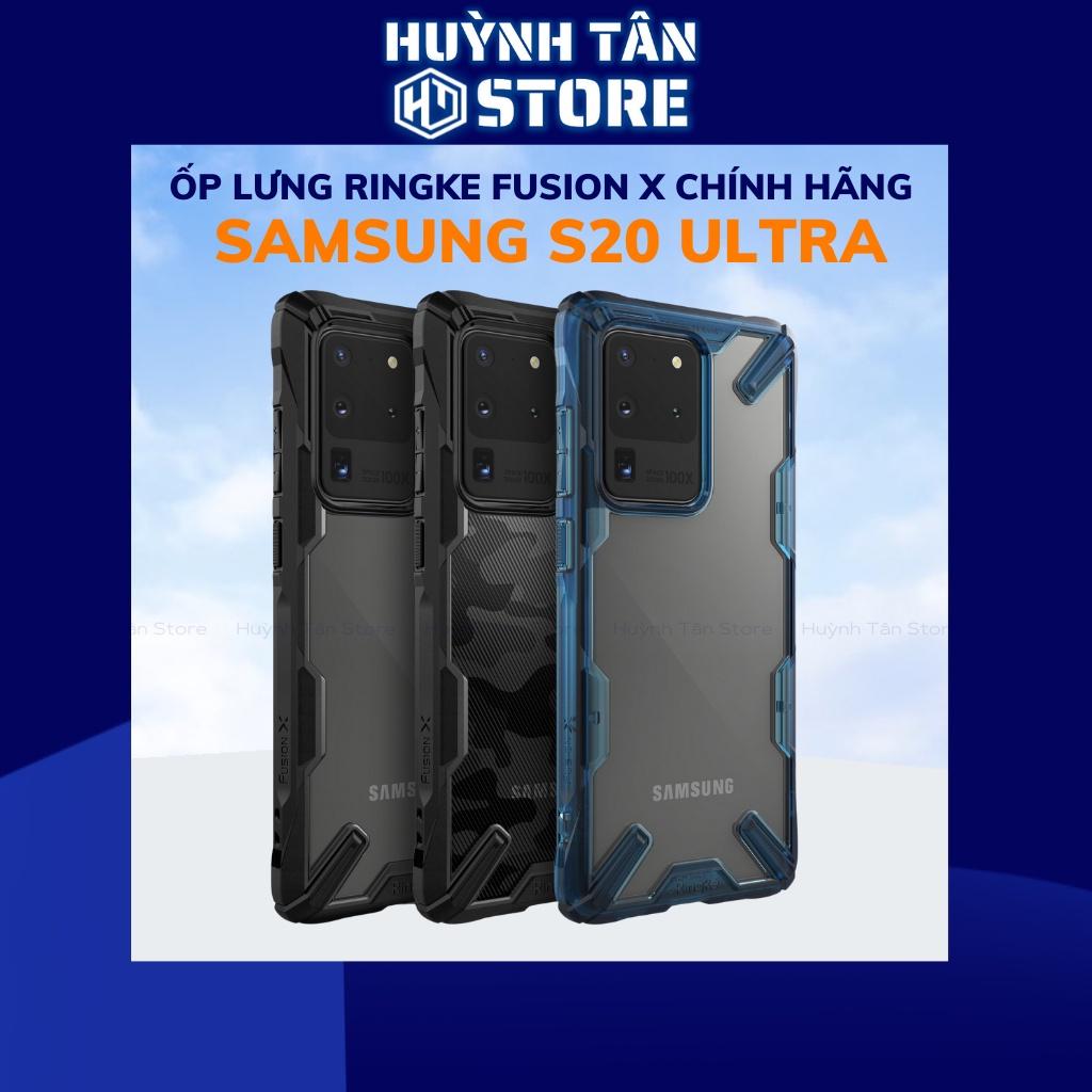 Ốp lưng s20 ultra RINGKE chính hãng trong suốt chống sốc FUSION X chống ố vàng phụ kiện điện thoại huỳnh tân - Hàng nhập khẩu