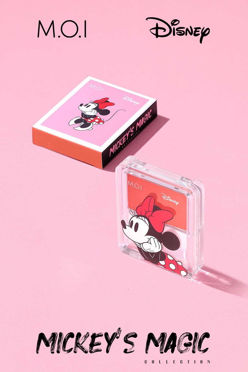 Phấn Má Hồng M.O.I Hồ Ngọc Hà Siêu Mịn Glowing Cheeks Hàn Quốc 3 Màu Siêu HOT M.O.I và Disney Hình Chuột Mickey