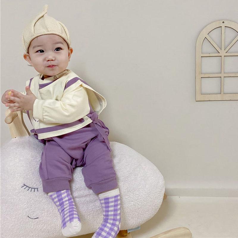 2021 Bộ Quần Áo In Họa Tiết Cho Bé Romper Áo Liền Quần Sơ Sinh Áo Liền Quần Đùi Và Yếm 2 Chiếc Phù Hợp Với