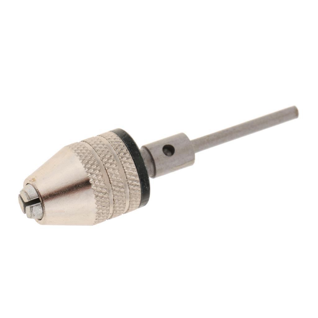 Pack of 2 | 0.3-3.4mm 2.35mm 3mm Drill Chuck Screwdriver Adaptor Hex Shank | Quick Release Drill Chuck Adapter Converter