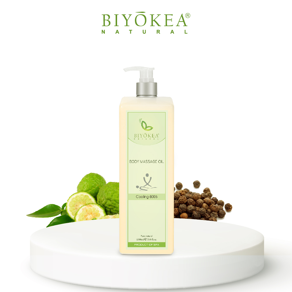 Dầu Massage Body Biyokea - Cooling B005 - 1000ml