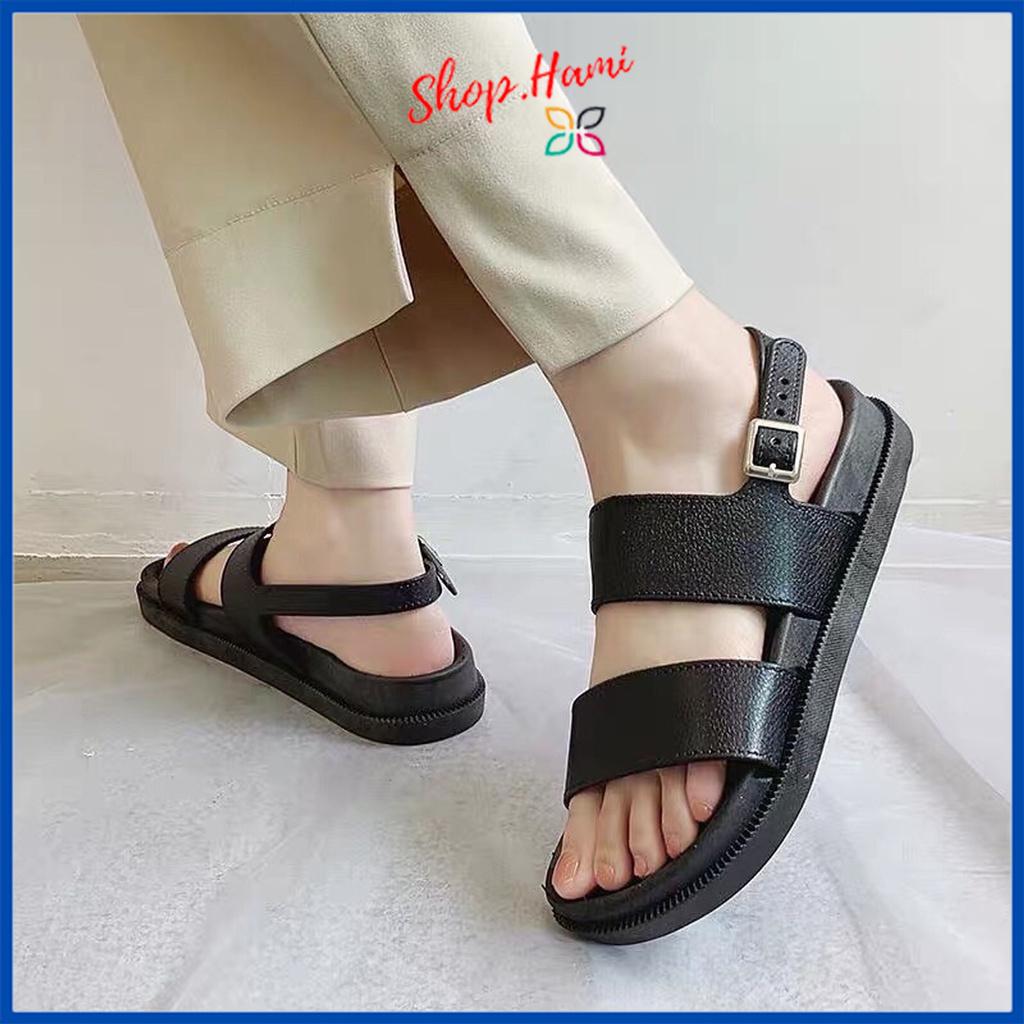 SANDAL NỮ QUAI NGANG ĐI MƯA THOẢI MÁI SHOP HAMI D21