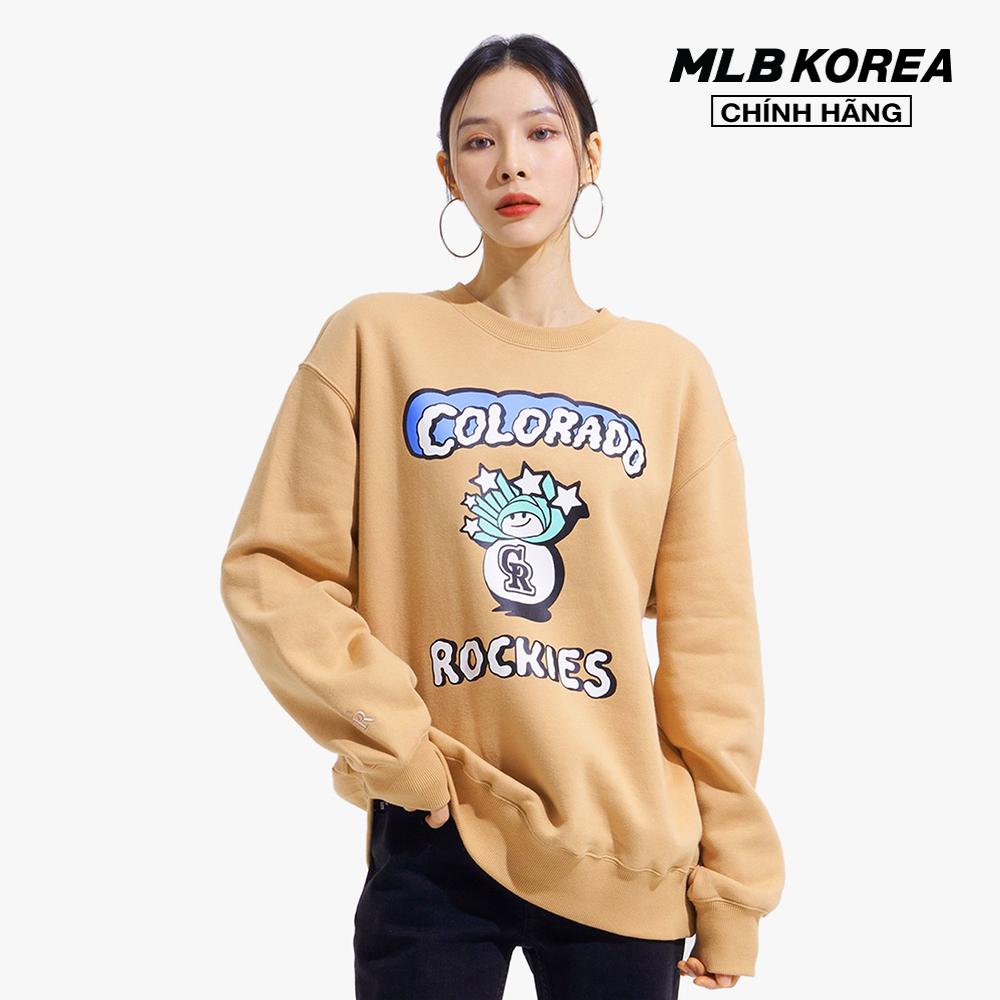 MLB - Áo sweatshirt phom suông City Overfit 3AMTC0126-04BGS