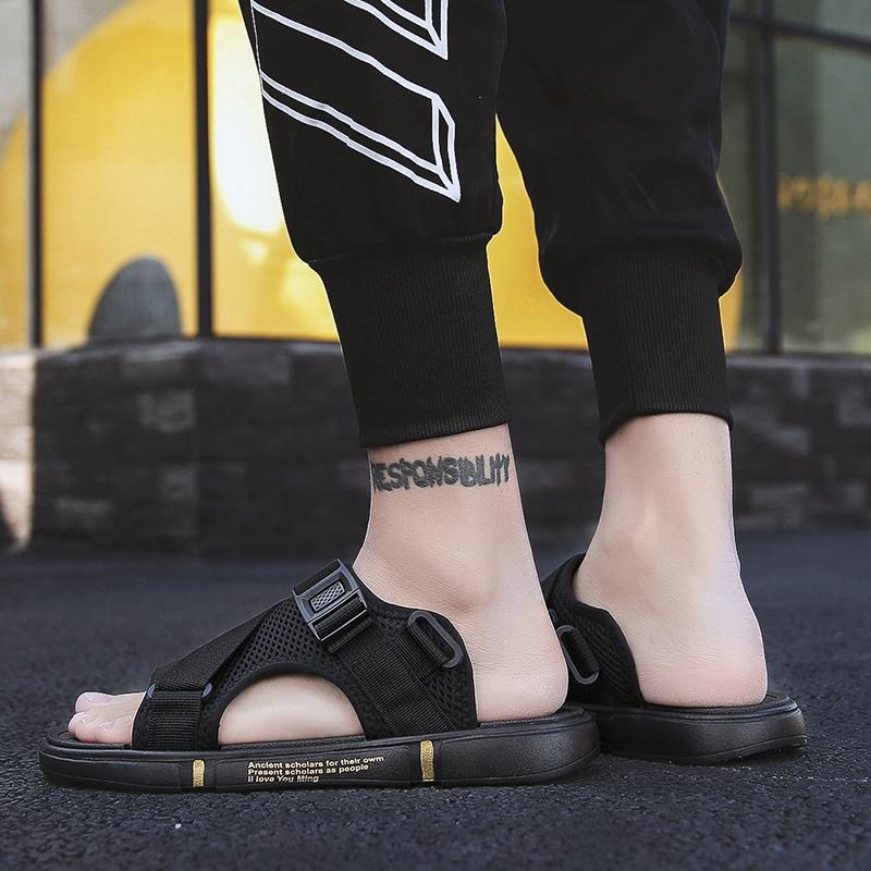 Sandal đế bệt phong cách mùa hè cho nam