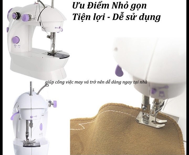 Máy khâu mini CMD, máy may gia đình nhỏ gọn,tiện lợi