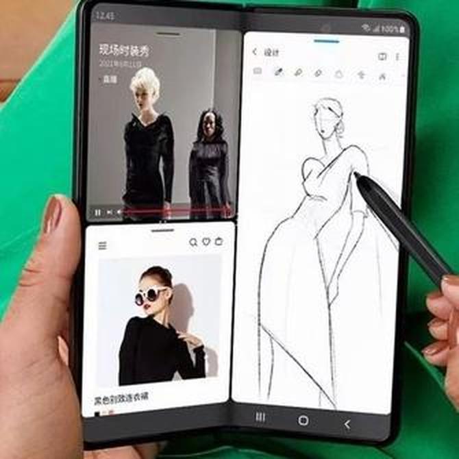 Máy stylus 3D Gấp Gọn Có Chức Năng Kích Hoạt Thông Minh Cho Samsung Galaxy Z Fold