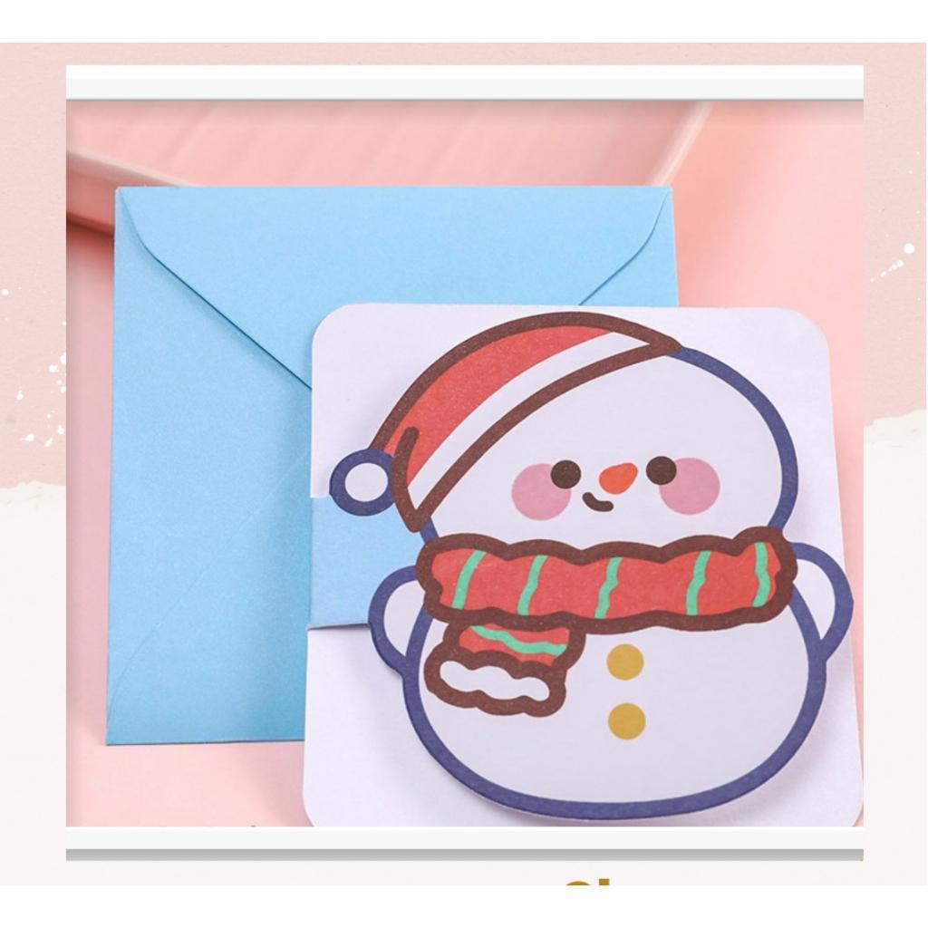 Thiệp cute Kích thước 9.3 CM| Classy chúc mừng 20-11, Sinh Nhật, Lễ lạt, Cảm Ơn , Tình Yêu in hình hoạt hình Q941