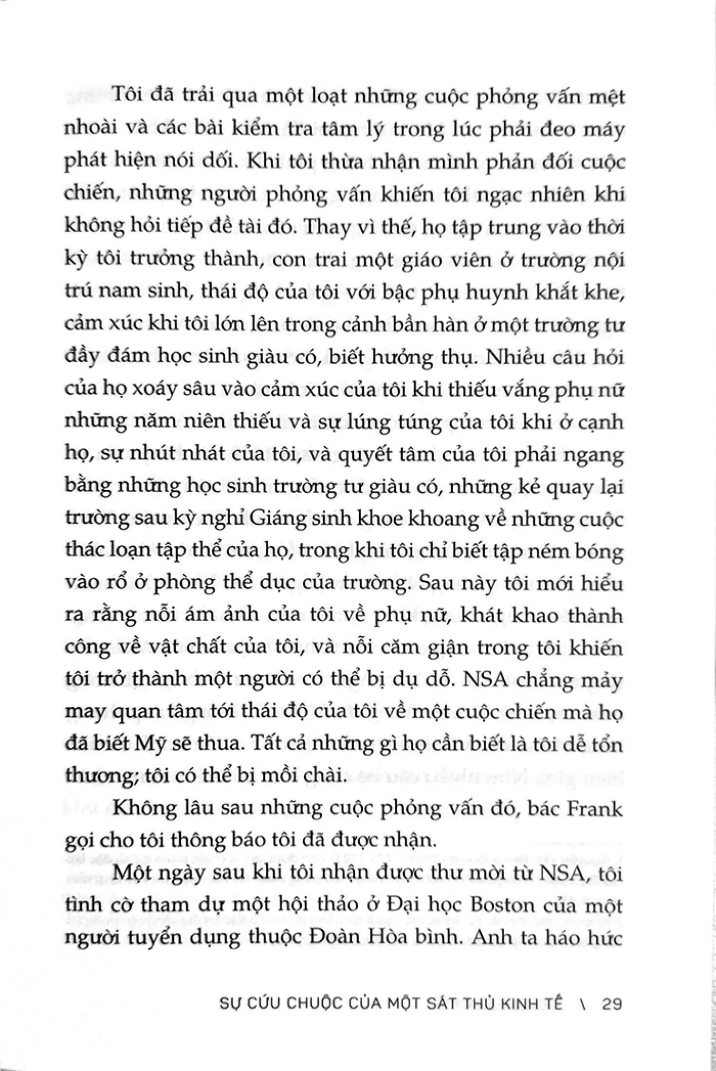 Sách Sự Cứu Chuộc Một Sát Thủ Kinh Tế