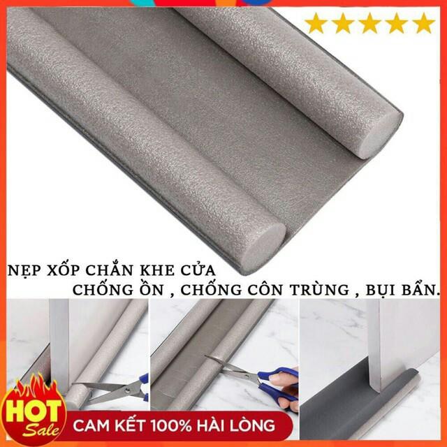 Nẹp xốp chặn khe cửa chống côn trùng, bụi bẩn, cách nhiệt, cách âm - tránh kẹp tay chân trẻ nhỏ