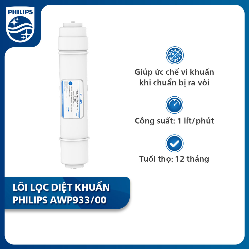 Lõi lọc diệt kh.uẩn Philips AWP933/00