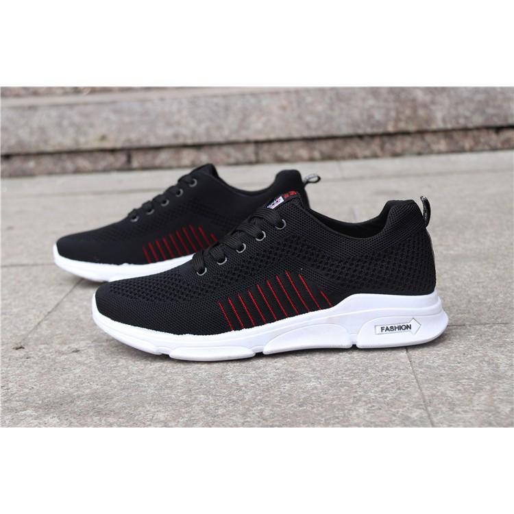 Giày Sneaker Nam Màu Đen Hàn Quốc - Q26