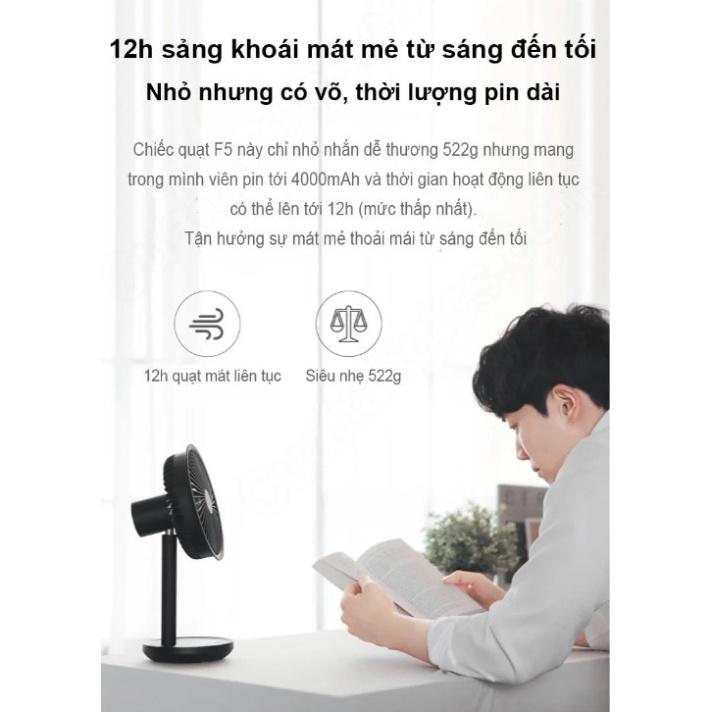 Quạt sạc pin để bàn SOLOVE F5 Xiao.mi chính hãng -Hàng Chính Hãng