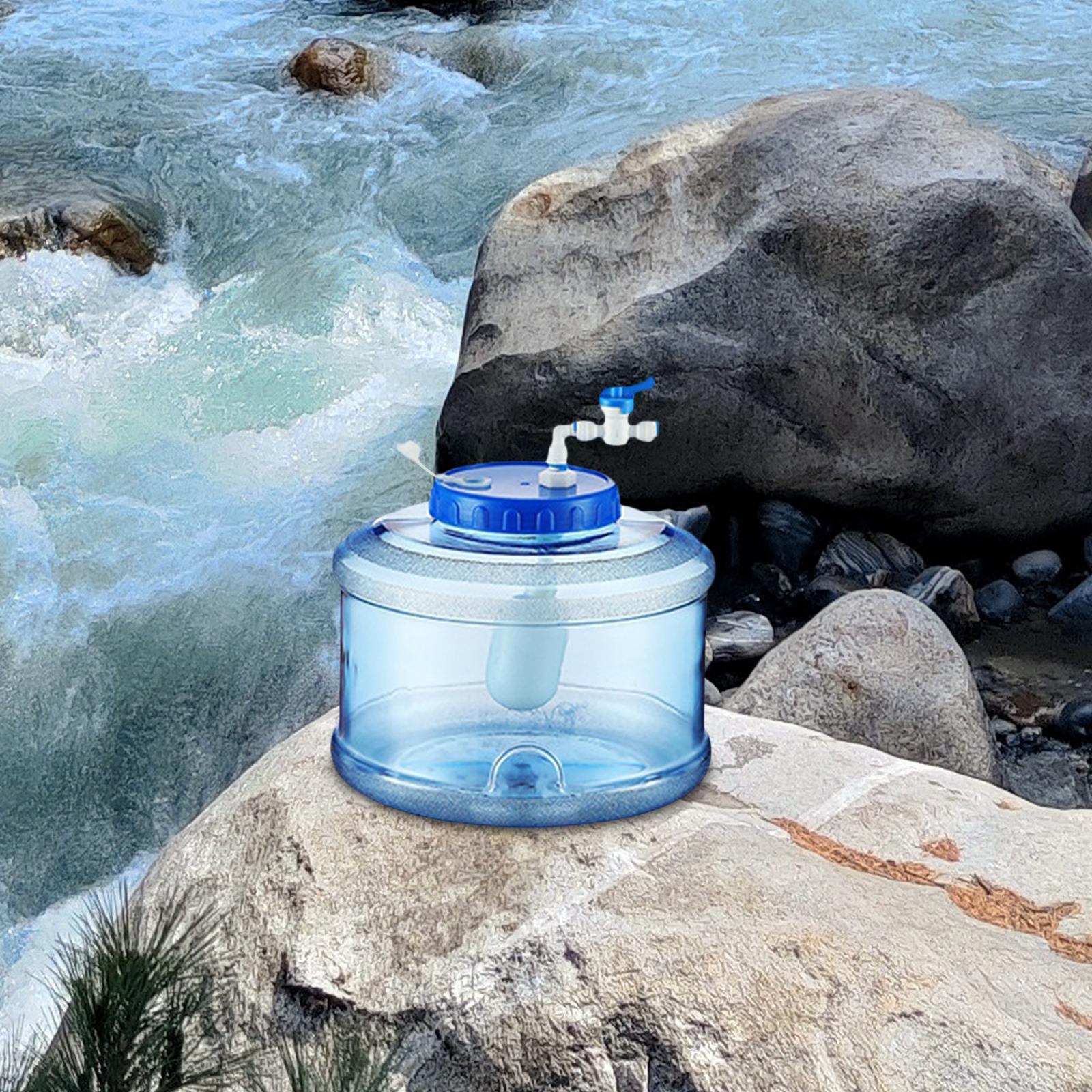 Water Container Water Jug with Floating Ball Portable with Handle Water Tank Water Bottle Carrier Water Storage for Camping