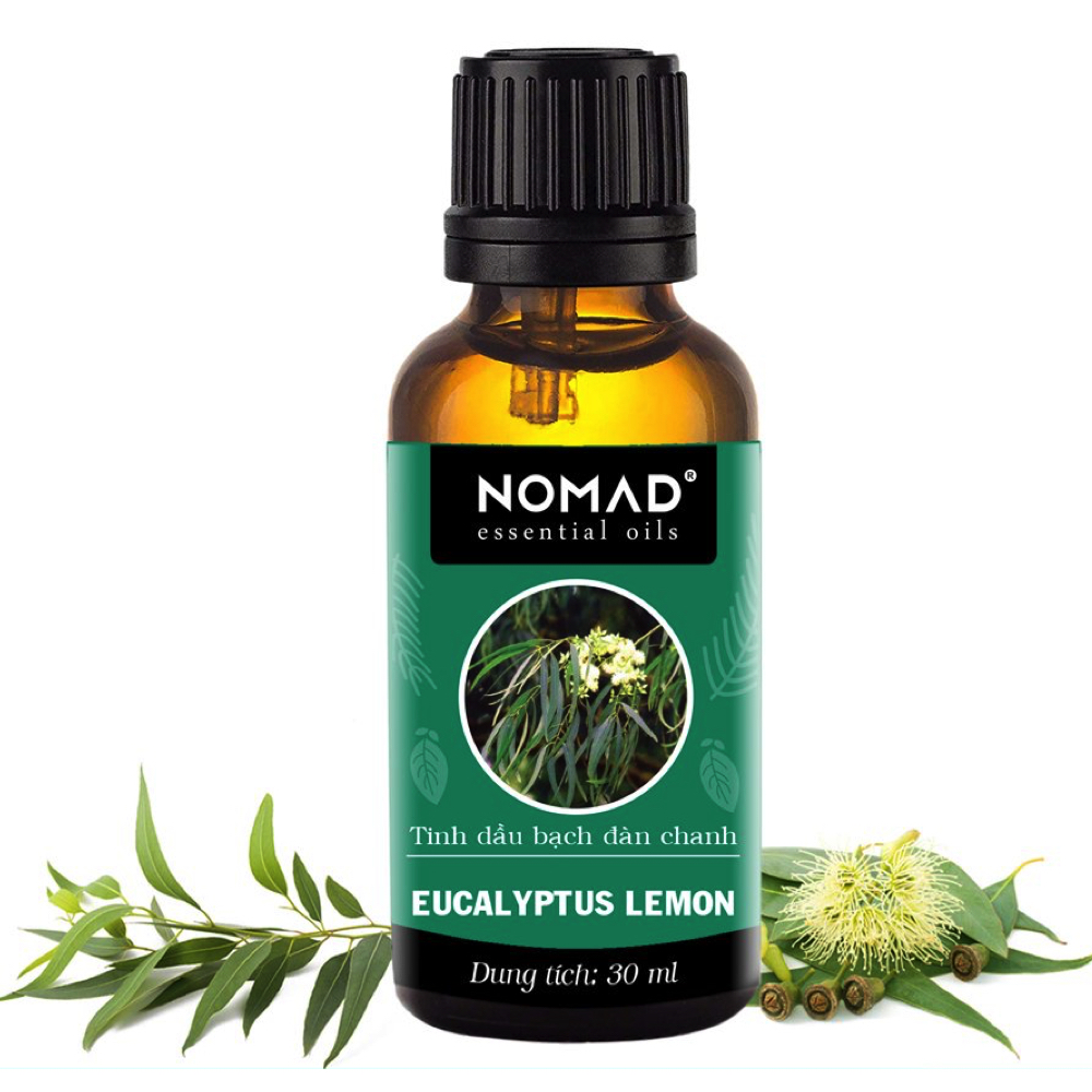 Tinh Dầu Thiên Nhiên Bạch Đàn Chanh Nomad Essential Oils Eucalyptus Lemon 10ml