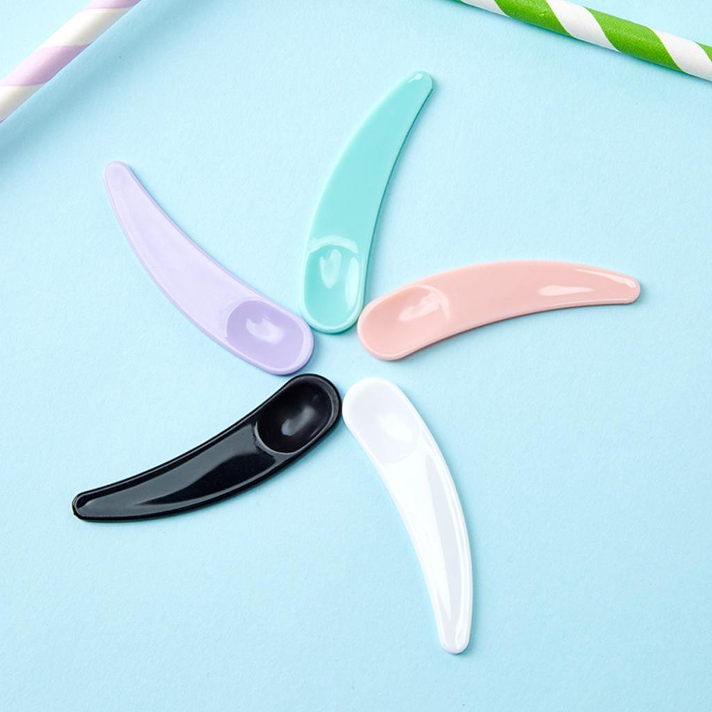 100 Cái Mini Spatula Mỹ Phẩm Trộn Sampling Facial Cream Mask Spoon