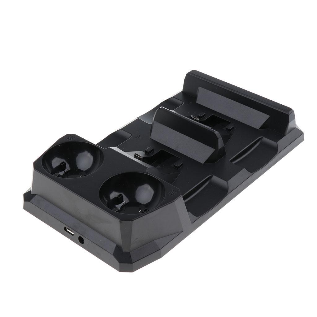4 In1 Controller Charger, Dual USB Charging Station Charger