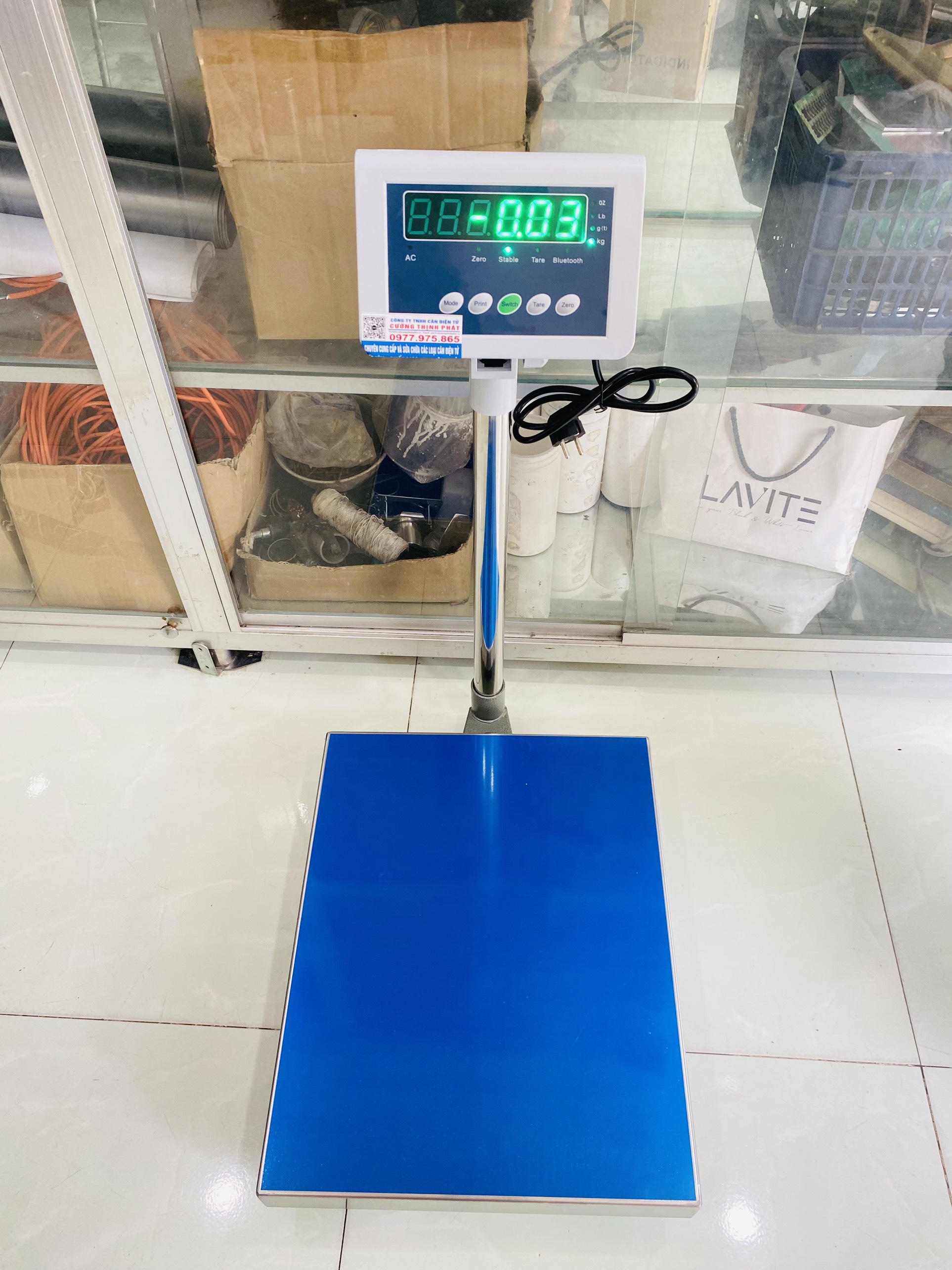 CÂN BÀN ĐIỆN TỬ 200KG B19 ABS mức tải 200kg, mặt cân 40x50cm