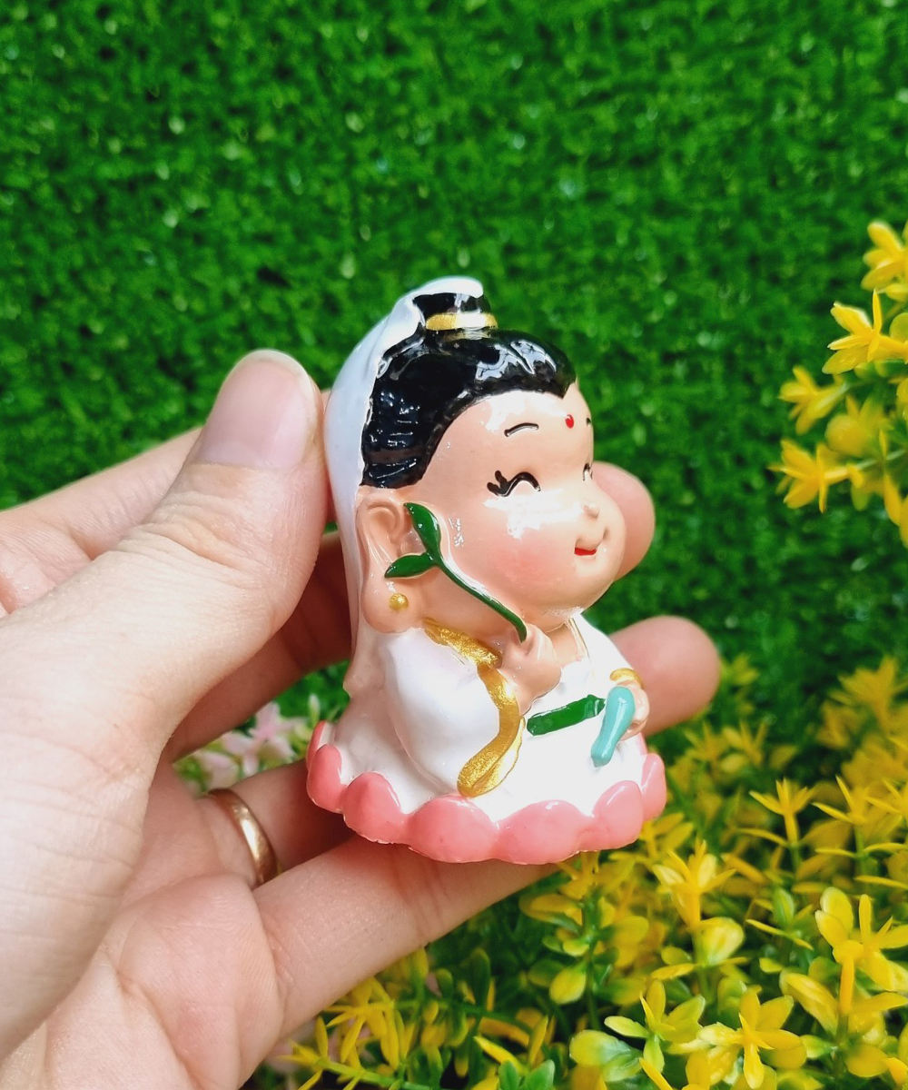 Tượng chibi Quan Âm Bồ Tát 6cm