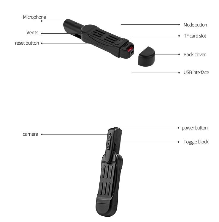 Rechargeable Camera T189 Hd 1080p Motion Detection Mini Portable Camera