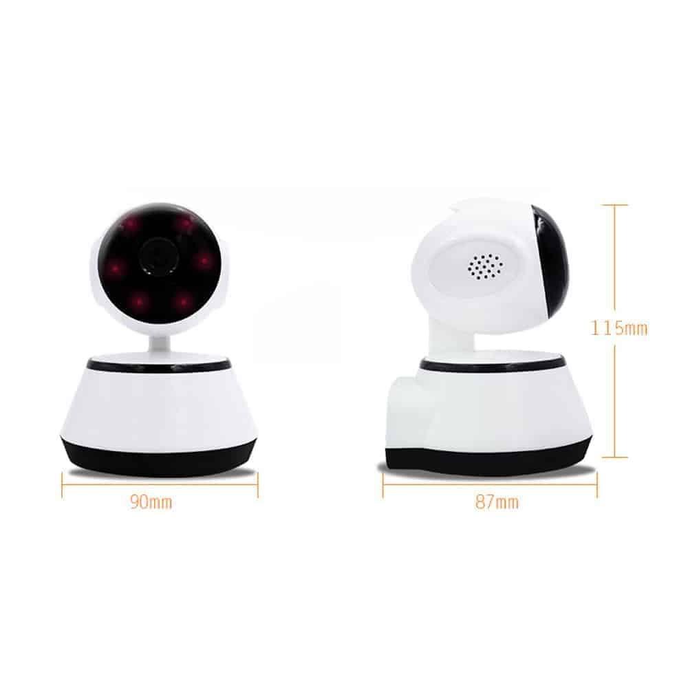 Camera V380, camera wifi IP V380 tích hợp microphone ghi âm thanh, đàm thoại 2 chiều