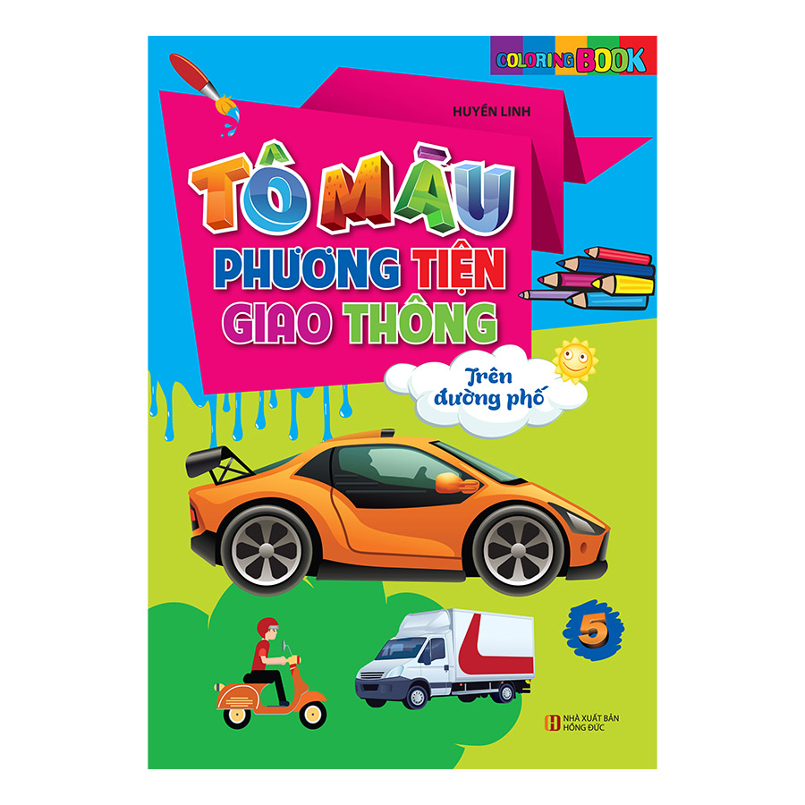 Tô Màu Phương Tiện Giao Thông 5: Trên Đuờng Phố