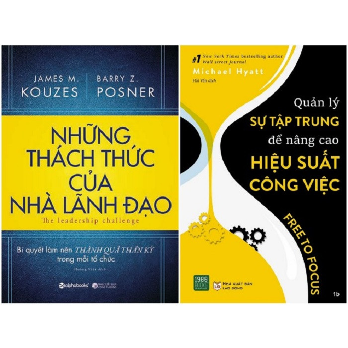 Combo 2 Cuốn: Những Thách Thức Của Nhà Lãnh Đạo + Quản Lý Sự Tập Trung Để Nâng Cao Hiệu Suất Công Việc