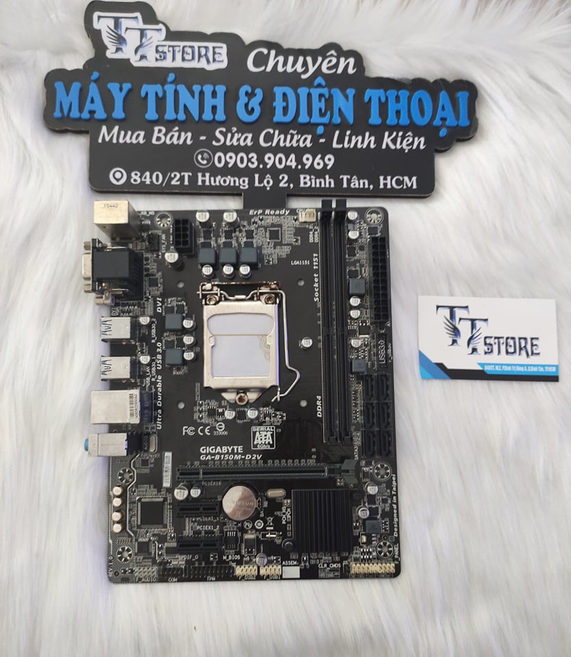 Mainboard bo mạch chủ Gigabyte GA-B150M-D2V - hàng chính hãng