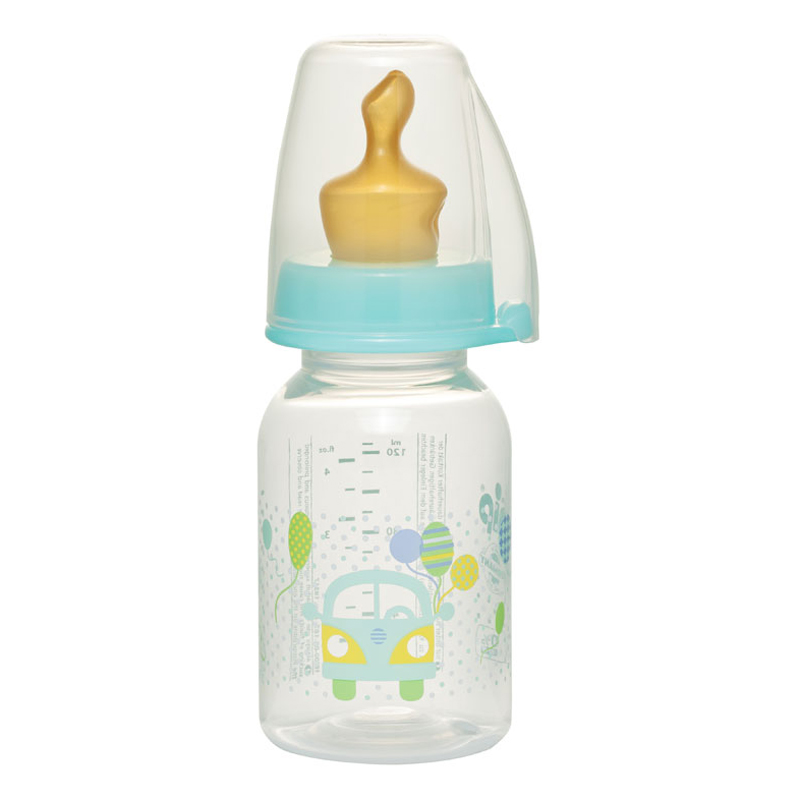 Bình Sữa Pp Cổ Thường Family NIP NIP35004 125ml Kèm Núm Ti Cao Su Size S Dòng Chảy Chậm