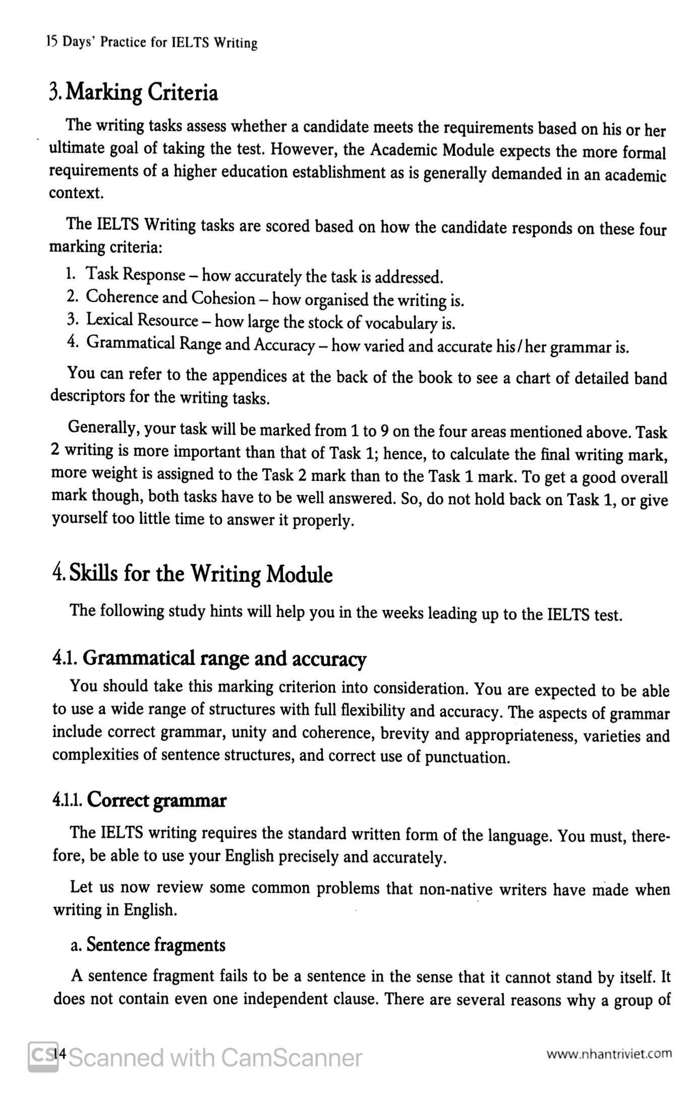 15 Days' Practice For IELTS Writing (Tái Bản)