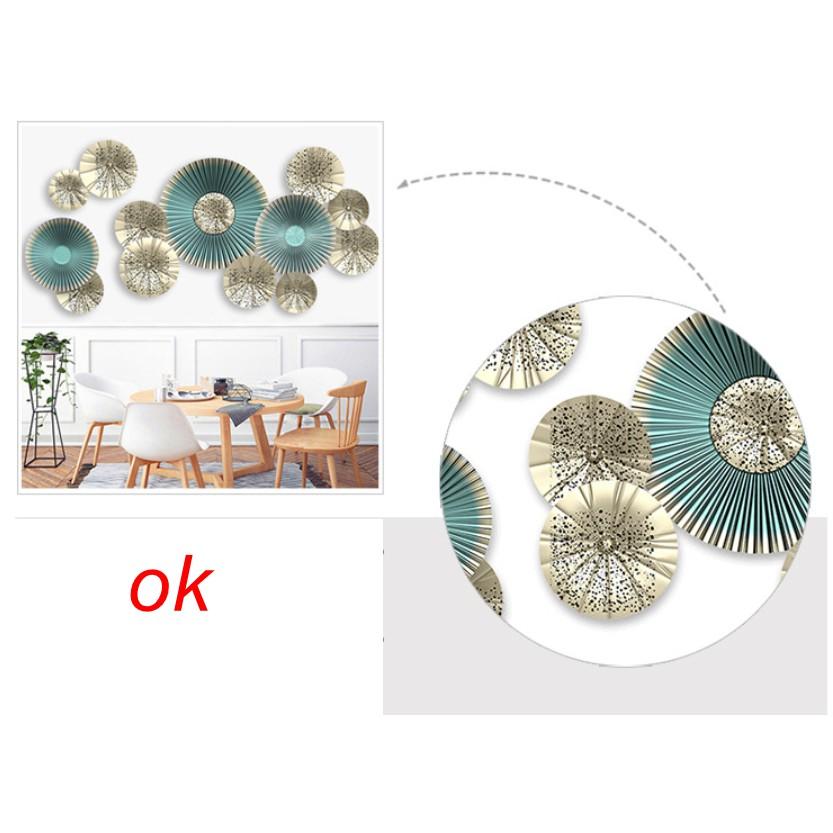 Decal dán tường trang trí - LÁ SEN XANH HIỆN ĐẠI SẮC NÉT