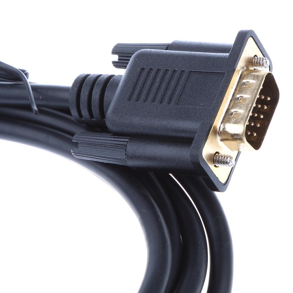 Mini DP to VGA Cable Gold-plated Connector for Surface Pro 6FT
