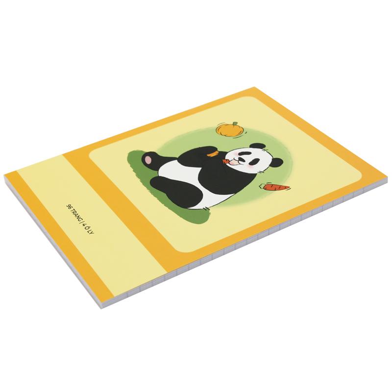 Tập Học Sinh Fluffy Panda - Miền Nam - 4 Ô Ly - 96 Trang 80gsm - The Sun 03