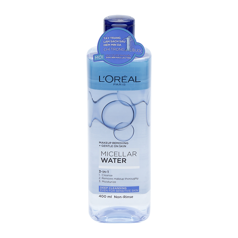 Nước tẩy trang làm sạch sâu L'Oreal Micellar Water (400ml)