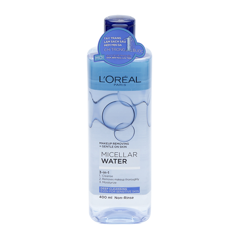 Nước tẩy trang làm sạch sâu L'Oreal Micellar Water