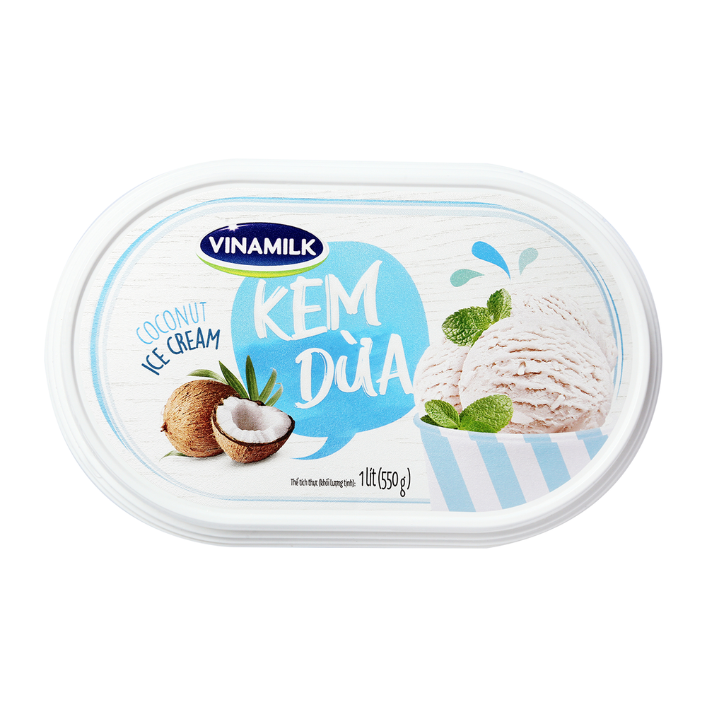 Kem Vị Dừa Vinamilk Hộp 1L