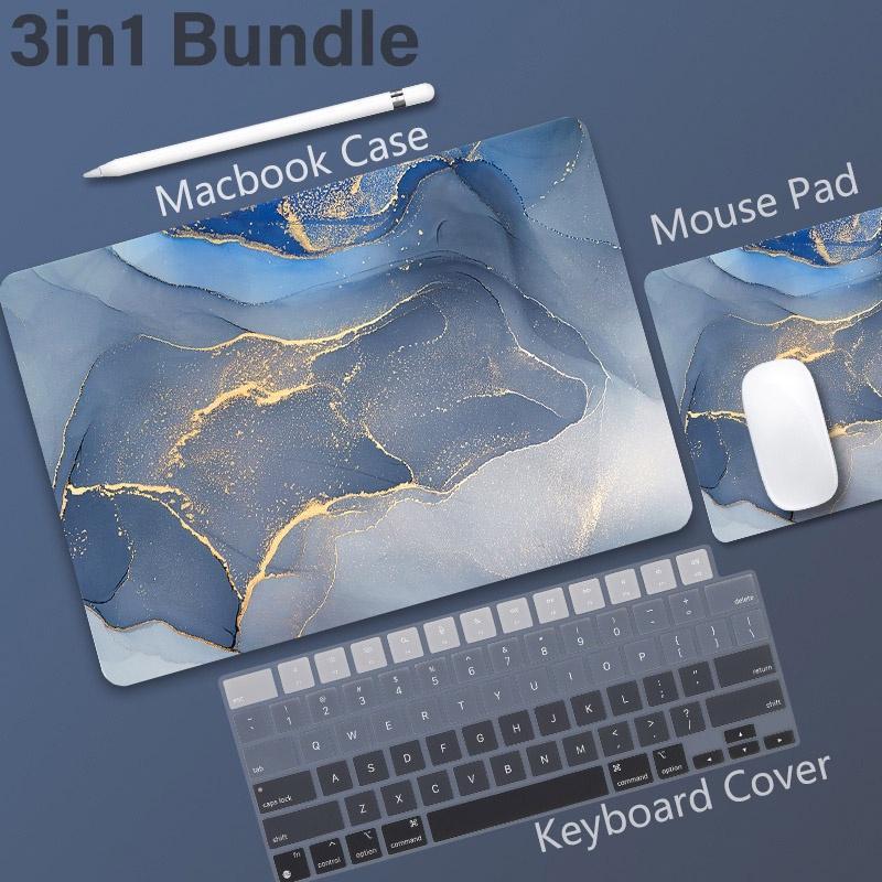 Ốp Máy Tính Bảng 3 Trong 1 Cho Macbook Air M2 A2681 Pro 14 16 inch 2021 2020 M1 Retina 13 A2337 A2338 A2442 A2485
