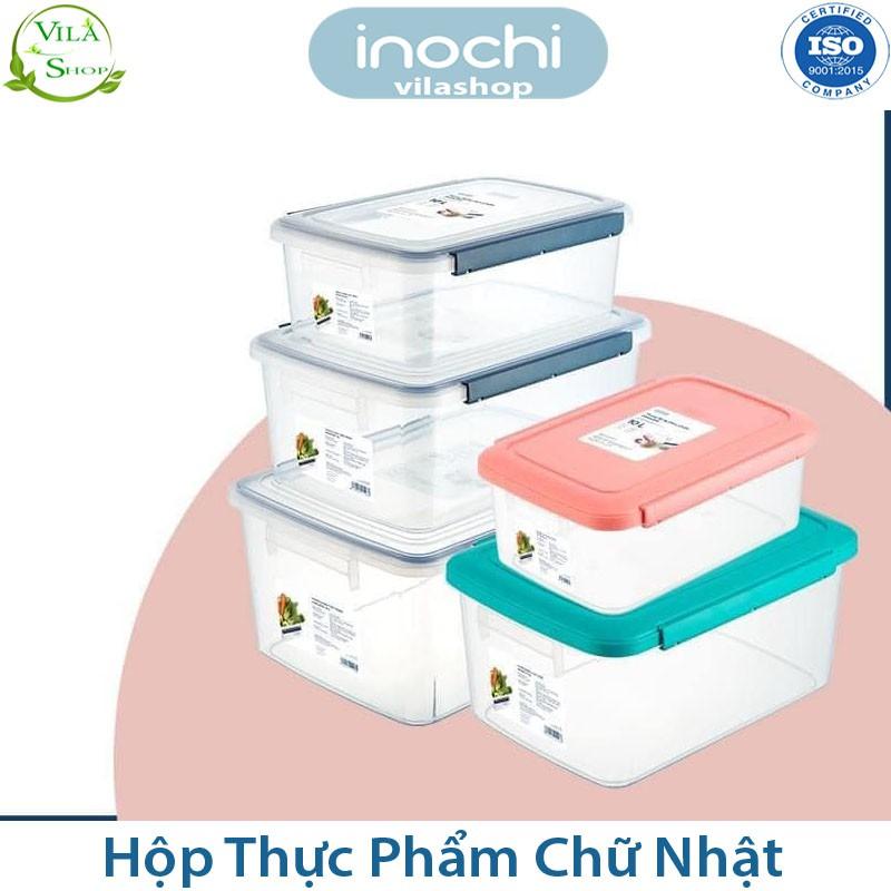 Hộp Đựng Thực Phẩm, Thùng Đựng Thực Phẩm Bảo Quản Đồ Tươi Chữ Nhật Chính Hãng Inochi