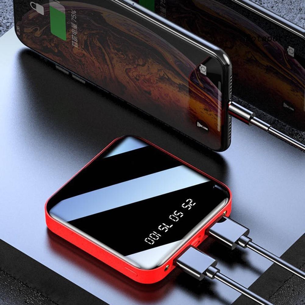 Pin Sạc Dự Phòng Mini Có Màn Hình Hiển Thị 20000mah Dành Cho Điện Thoại