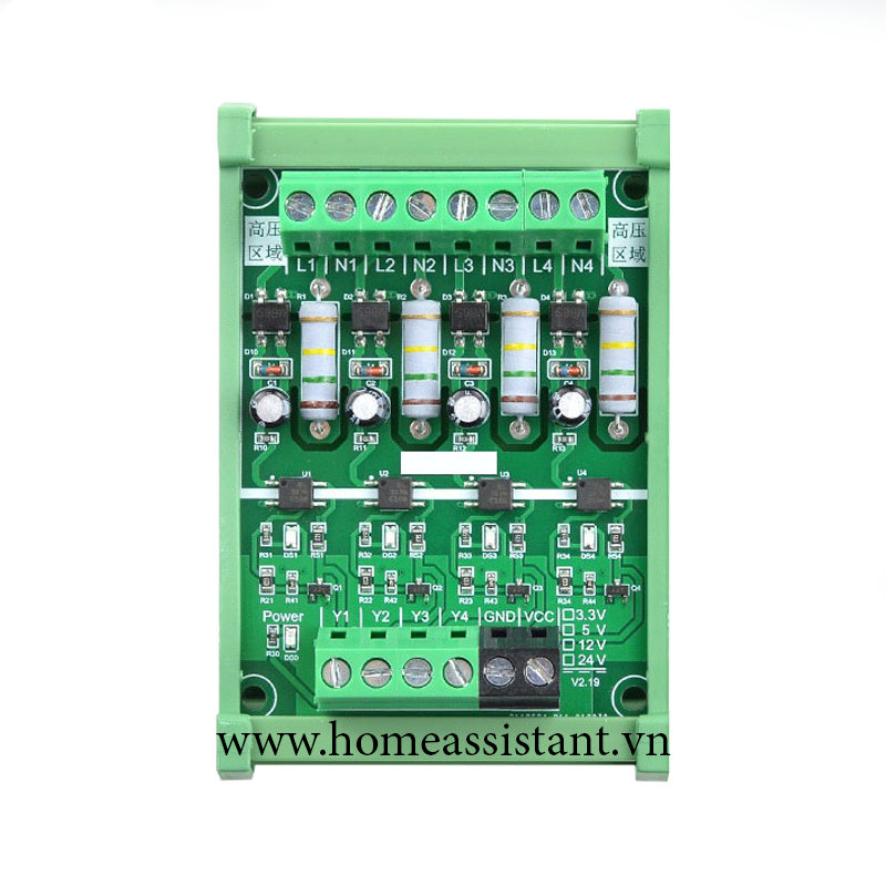 Module Cảm Biến Nguồn Điện 220V GPIO NPN Cho PLC Arduino ESP BG-04AN