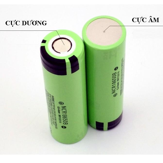 Hộp 2 viên Pin sạc 3.7v 18650 3400mAh Cho Box Sạc Dự Phòng, Đèn Pin